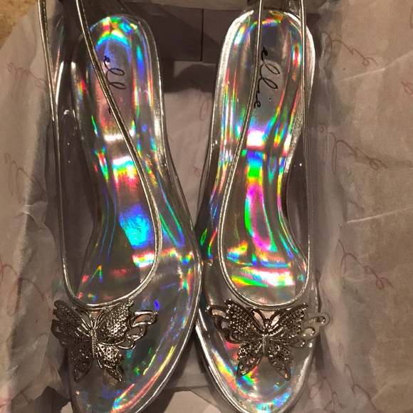 clear cinderella shoes for toddlers